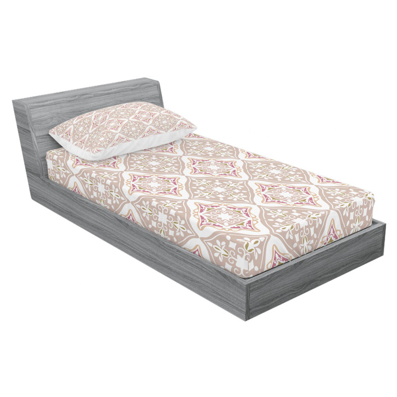 Microfiber Sheet Set, Twin Sheet Set with Fitted Sheet