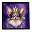«Papillon King of Mardi Gras», reproduction d'art encadrée