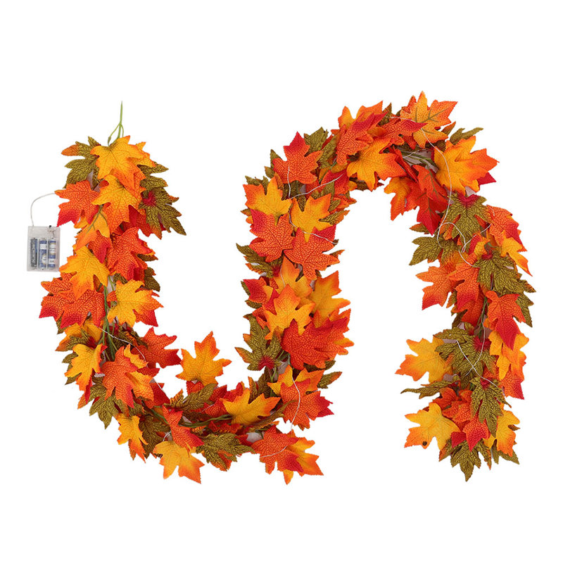200cm Lighted Faux Garland with Lights