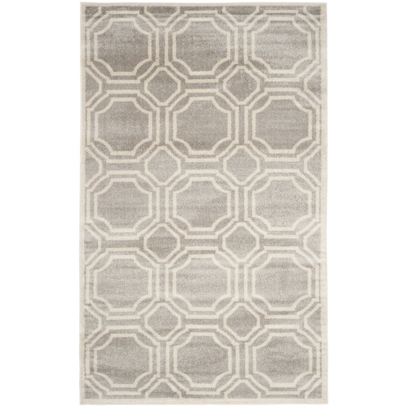 McMillian Geometric Hand Woven Indoor / Outdoor Area Rug, Rectangle 122 x 183 cm