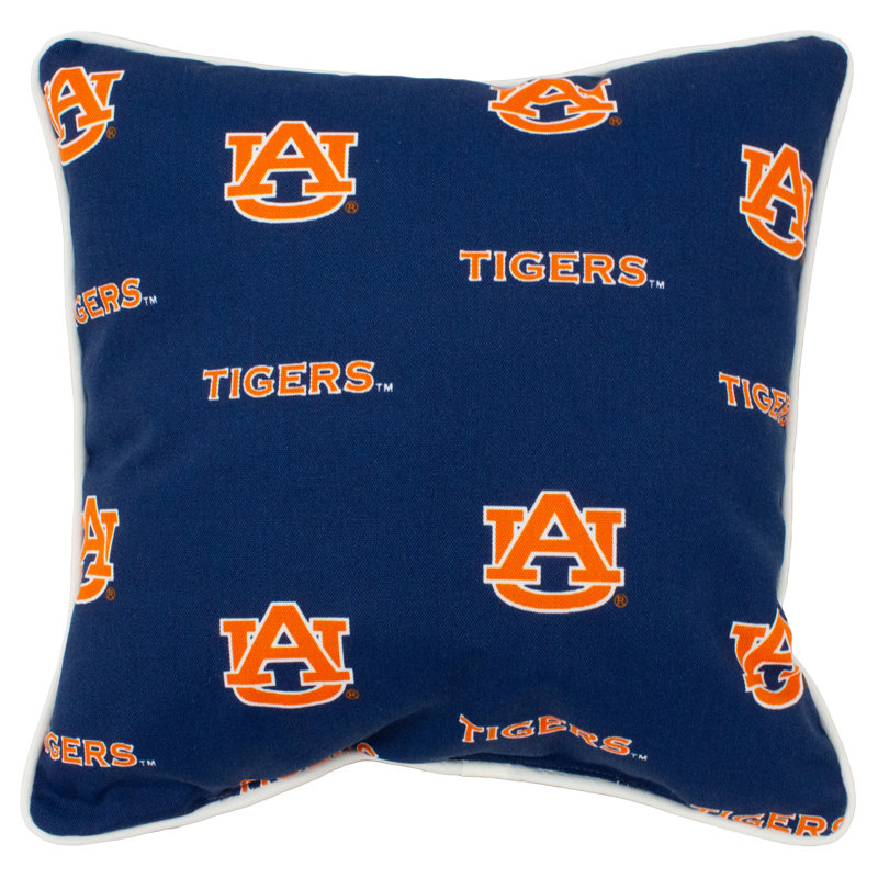 Kentucky Wildcats housse de coussin carrée/insert, Auburn Tigers