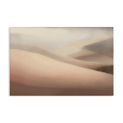 Toile abstraite de dunes roses, design par Norm Stelfox