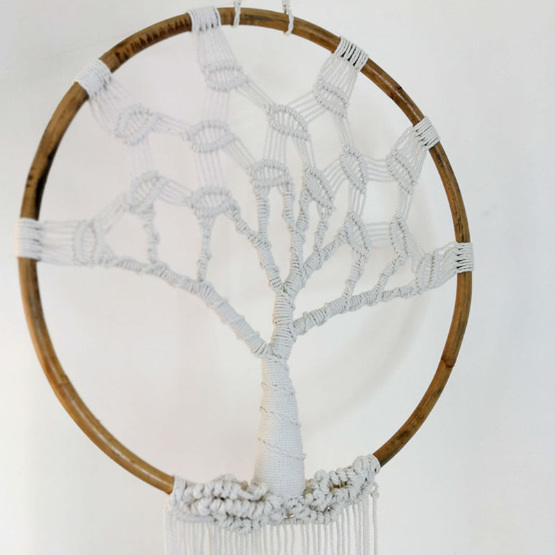 Macrame Knotting Cotton Wall Hanging
