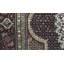 Hand-Knotted High-Quality Black and Red Area Rug
