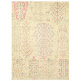New Afghani Oushak Tree Wool On Cotton 9' X 11'10" Beige