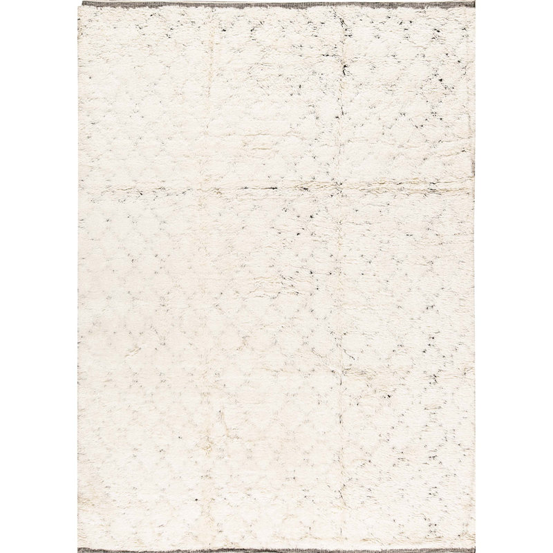 Wool Geometric Area Rug, Rectangle 10' x 14'