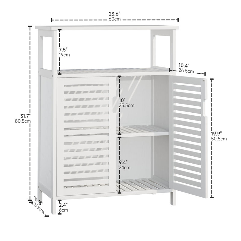 Lomeli Freestanding Bathroom Cabinet
