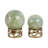 Set Of 2 7/8" Zakrzewski Marble Sphere Statuary-776219492