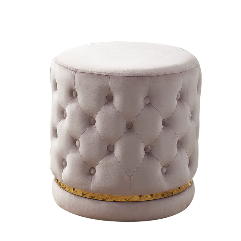 Belon Pinkswivel Ottoman/stool