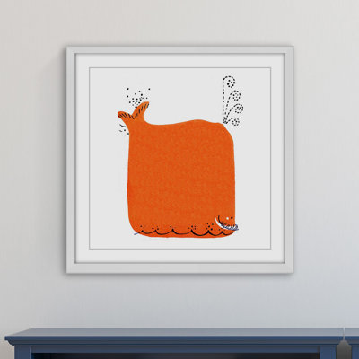 " Orange Whale " by Marmont Hill