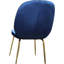 Chaise d'appoint rembourrée et revêtue de velours-736037521