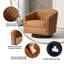 75.2Cm Wide Tufted Swivel Barrel Chair-926794880