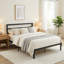 Queen Slat Headboard Design Bed-92686556