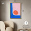 «A Loner Sun», art mural abstrait géométrique moderne par Art Remedy-102499454-102499463