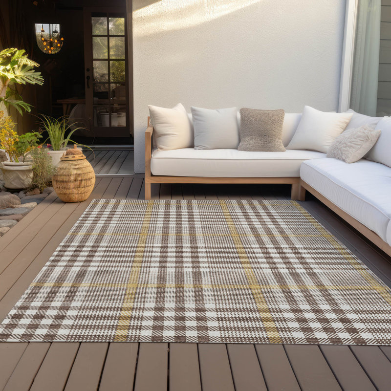 Machine Washable Indoor/Outdoor Chayden ACN1054 Rug, Rectangle 3' x 5'