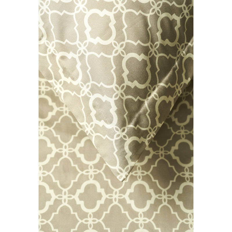 Maywood Cotton Geometric Shapes Duvet Cover Set with Pillowcases Included