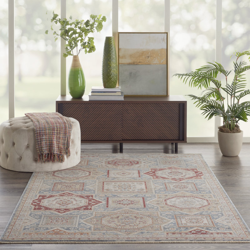 Sinue Geometric Indoor Rug, Rectangle 5'3" x 7'8"