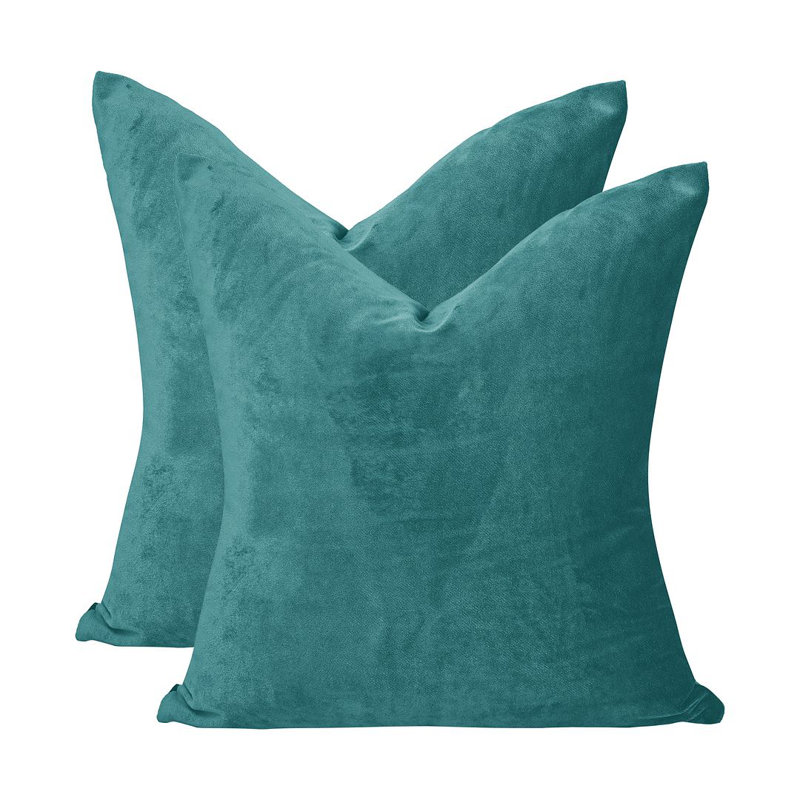 Matte Velvet Cushion Cover - 1 Pc, 51cm x 51cm, Sky