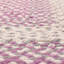 Tapis mauve tressé à la main Waterbury Farmhouse-577546099