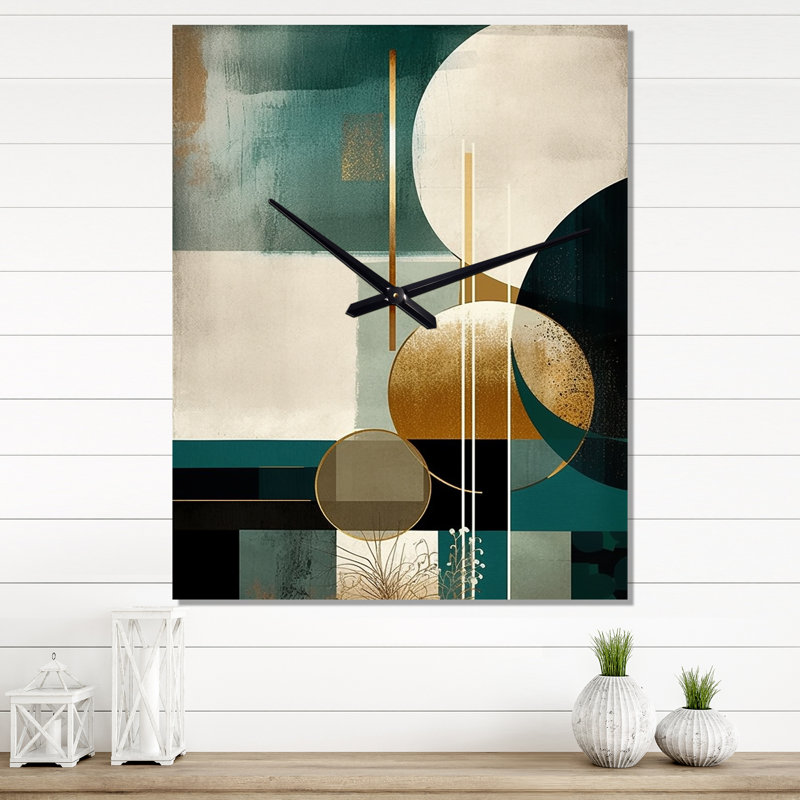 Horloge murale moderne surdimensionnée Glorious, H 40 po x l 30 po x P 1 po