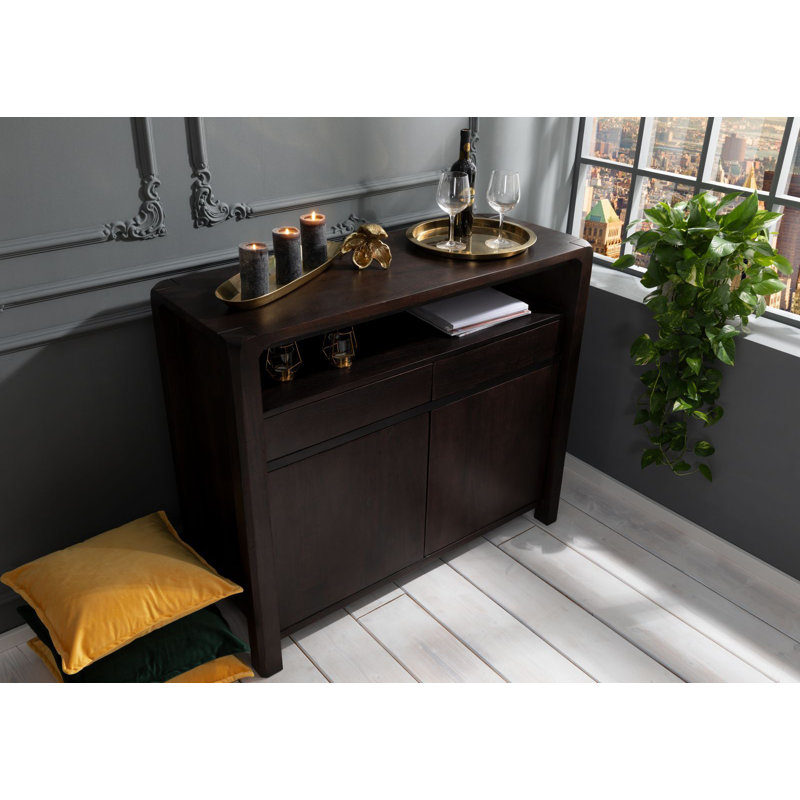 Bueno 120cm Solid Wood Sideboard, Tobacco