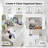 25" H x 19.3" W Farmhouse Wall Mounted Bathroom Cabinet with 2 Doors & Towel Bar