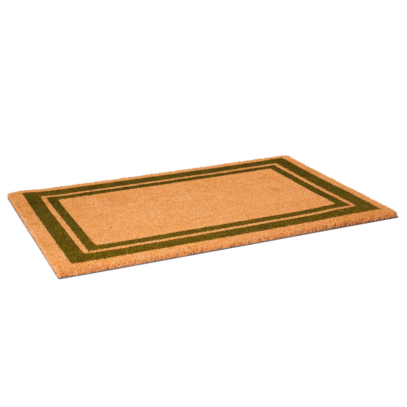 Tapis d'entrée antidérapant Mariah, 1 pi 6 po x 2 pi 6 po, Sauge vert