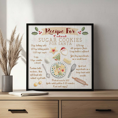 «Sugar Cookie Recipe» par Elizabeth Tyndall, reproduction d'art
