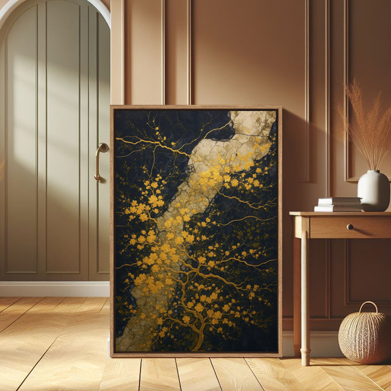 Art mural encadré, rétro, antique, classique pour chambre à coucher , H 24 po x l 16 po, Naturel