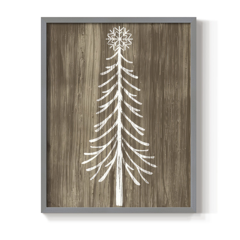 Barnwood Wonderland VII, reproduction encadrée - bois massif, Gris, H 30 po x l 24 po