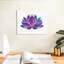 Silhouette de lotus mauve-1934696693