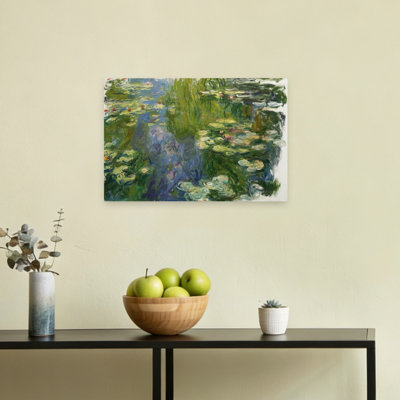 «Le Bassin Aux Nympheas», reproduction de fleur de lys au printemps
