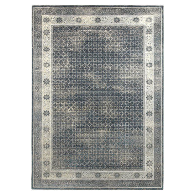Distressed Homage Hand Knotted Wool Area Rug