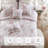 Romantic Pink 5-piece King Bedding Set, Reversible Comforter With Decorative Pillows