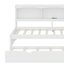 Lit de jour avec lit gigogne, armoires de rangement et ports USB-986350265