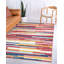Urfa Traditional Rose Stripes Rugs – Living Room, Bedroom & Hallway Runner Carpets | Washable, Non-Slip, Soft Polypropylene Floor Mats-704948728