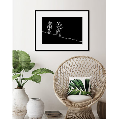 Hikers - Single Picture Frame Print