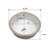 Ceramic Round Undermount Bathroom Sink With Overflow