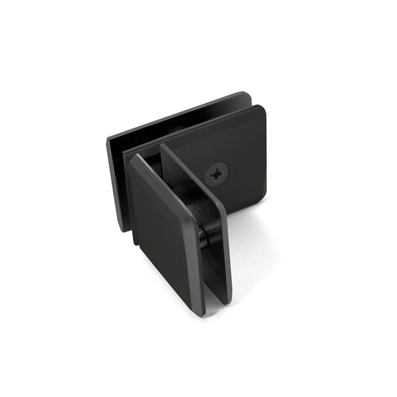 Pince de traverse pivotante biseautée 90 degrés FHC BPT90MB - Noir mat, Noir mat
