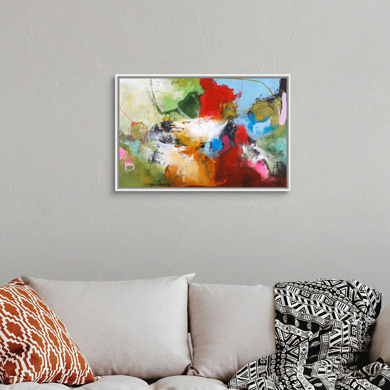 Print, White Framed, 22" H x 32" W x 1.75" D