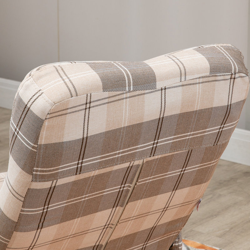 Orderville Upholstered Swivel Recliner with Footstool
