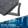 Mount-It! Height Adjustable Mesh Laptop Stand for Desk | Black Solid Steel Laptop Riser