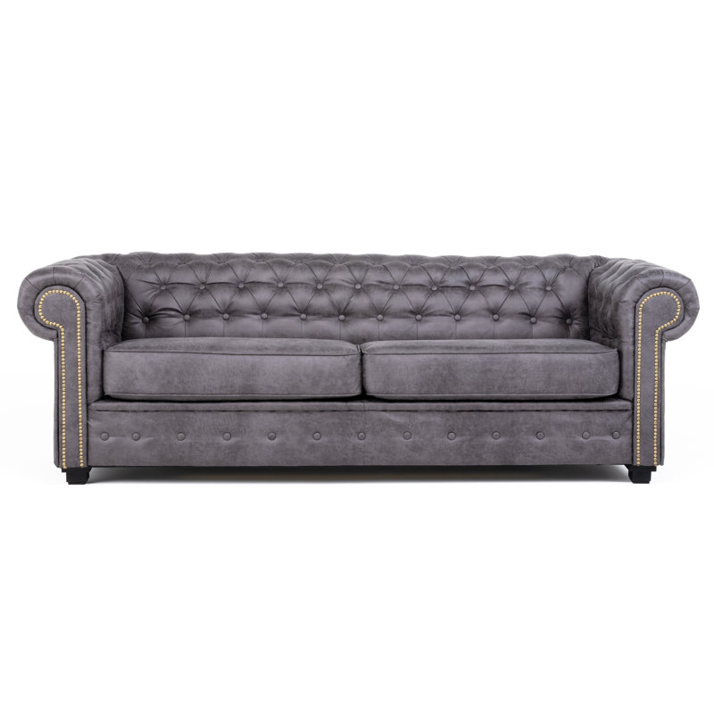 Haverly 3 Seater Faux Leather Sofa