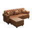 Canapé rembourré en similicuir Lethmoss Mid-Century-130715474-130715477-130715478