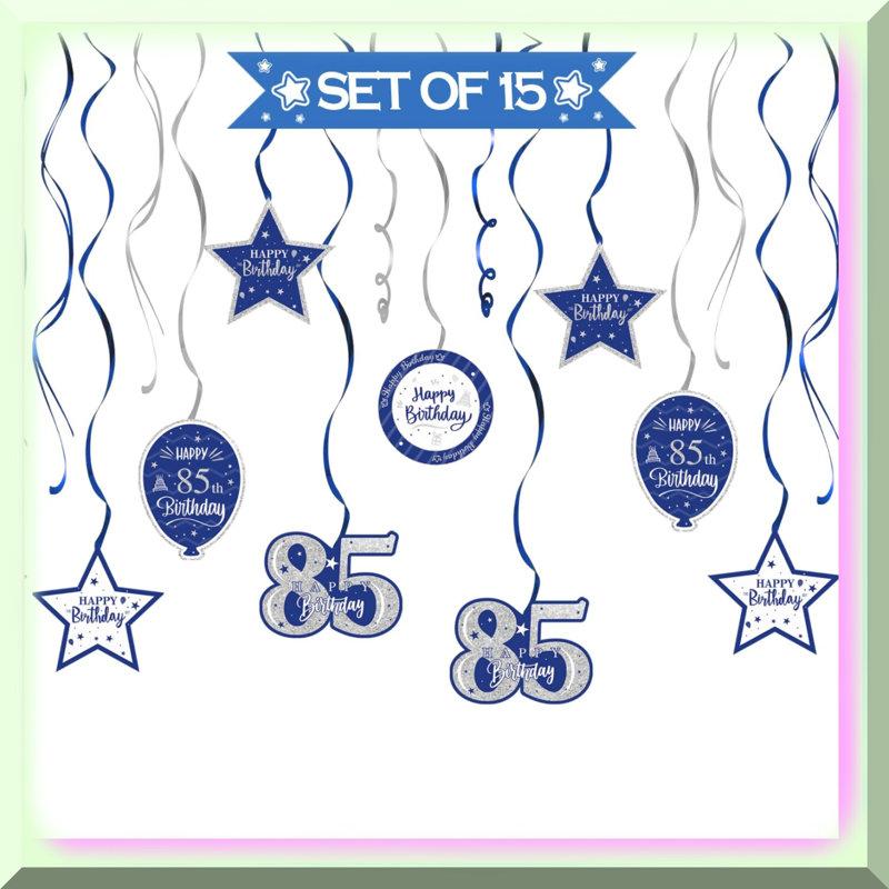 Sparkling 40th Birthday & Anniversary Glitter Banner