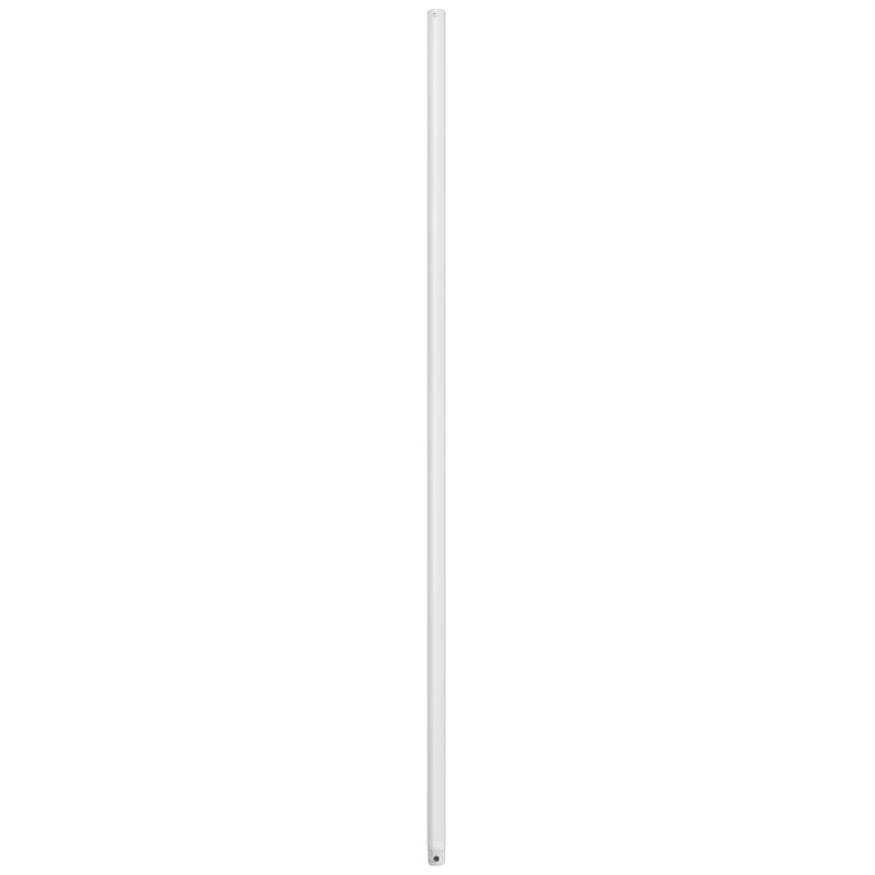 Tige de ventilateur de plafond, Blanc mat, H 48 po x l 1 po x P 1 po