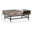 Table basse rectangulaire à plateau relevable