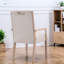 Chaises de salle à manger confort, tissu et bois de style moderne pour la cuisine