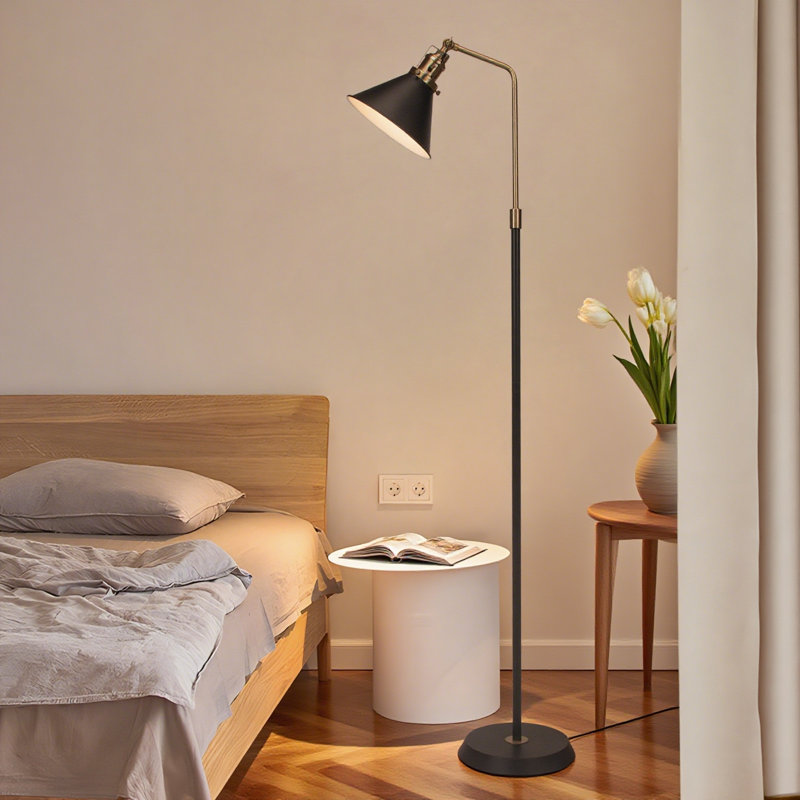 HonoDing 58" Black Floor Lamp,No Bulb