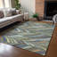 Tapis mid-century moderne lavable à la machine intérieur / extérieur Chantille ACN2475-2123151617-2123151630